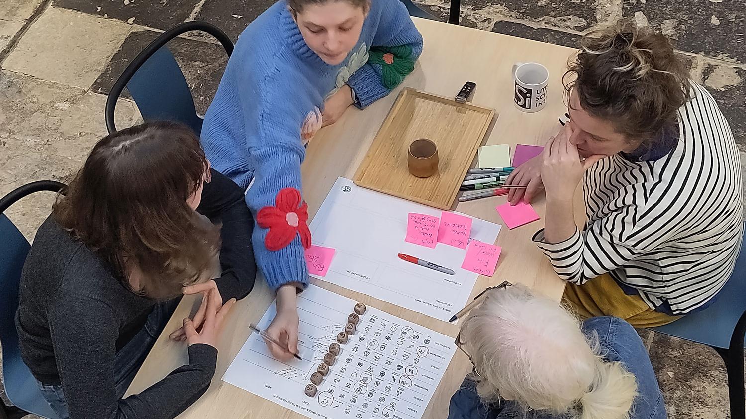 Story-Making for Local Making with the community in Bridport, UK, copyright UAL